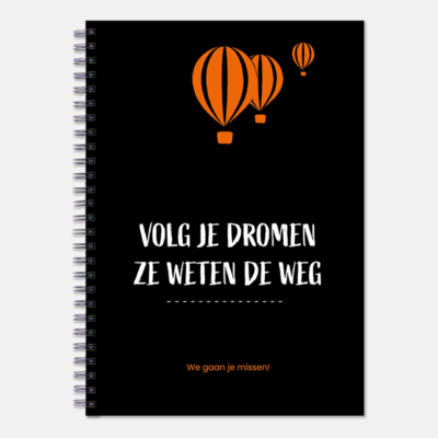 Afscheidsboek collega