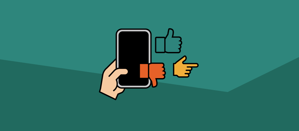 leerling en TikTok-bubbel